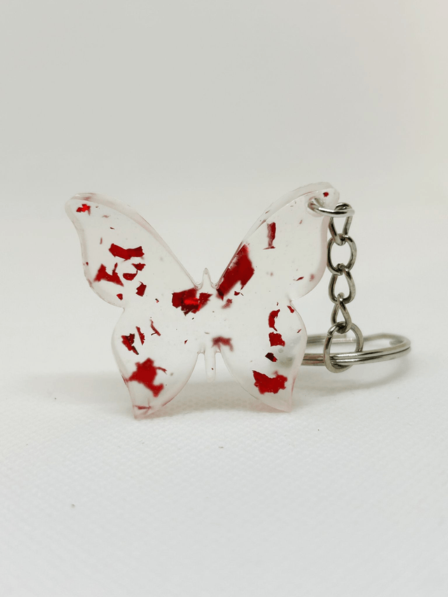 Porte-clé papillon