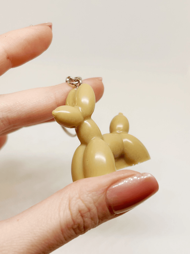 Porte-clé chien ballon
