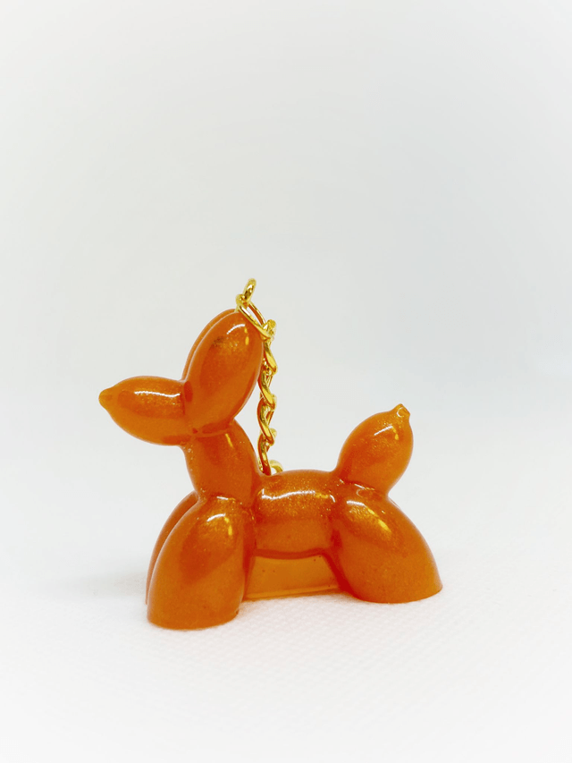 Porte-clé chien ballon