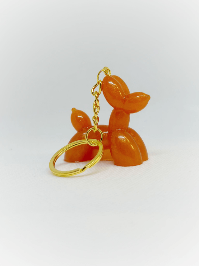 Porte-clé chien ballon