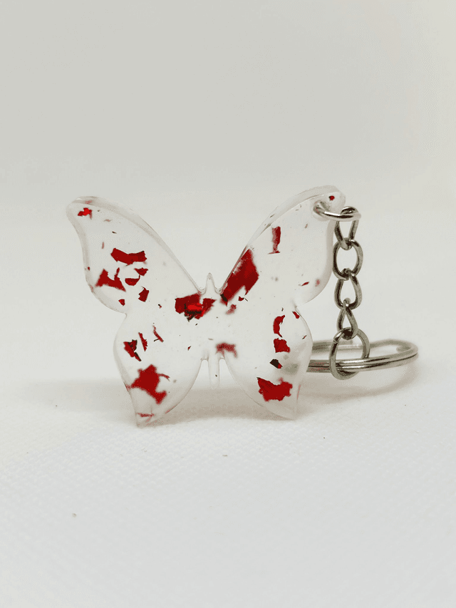 Porte-clé papillon