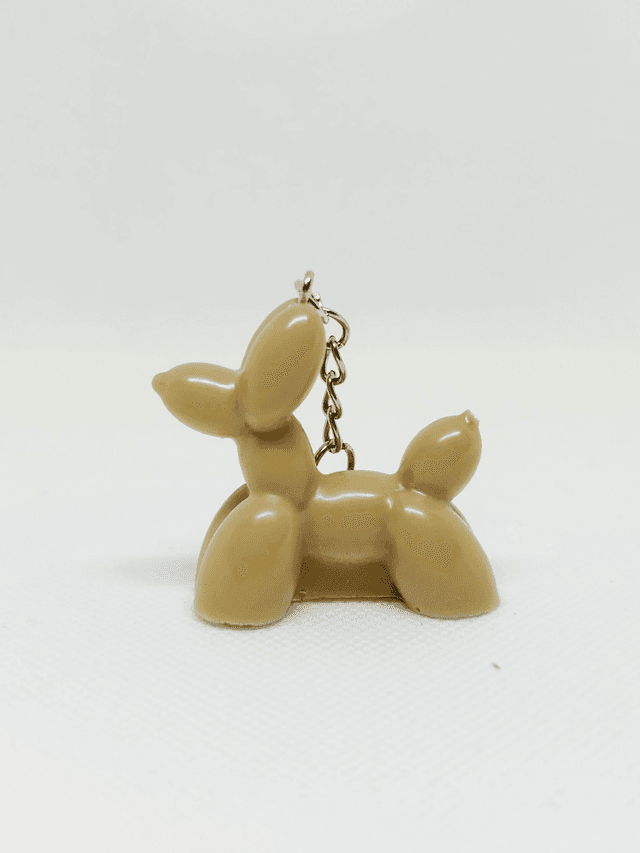 Porte-clé chien ballon