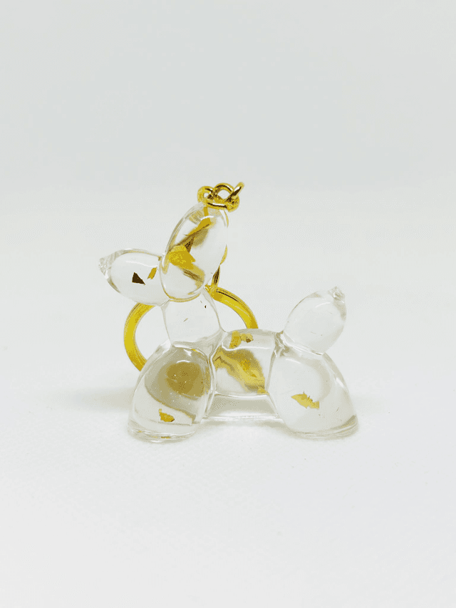 Porte-clé chien ballon